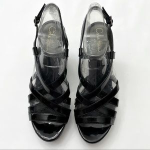 COLE HAAN PLATFORM WEDGE SANDALS